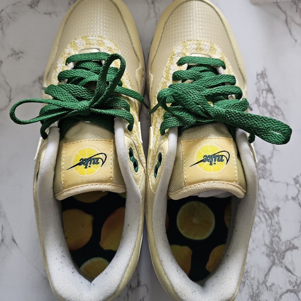 Nike Air Max 1 Prm CJ0609-700 sz 7 lemonade